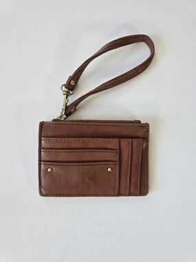 Stanley Brown Wristlet Card Holder Wallet